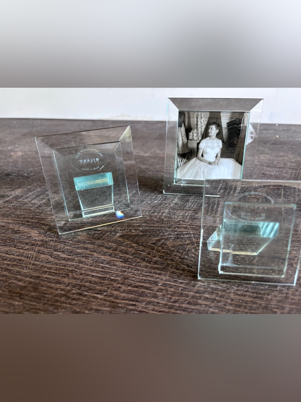 New! Milano Clear Glass Picture Frames